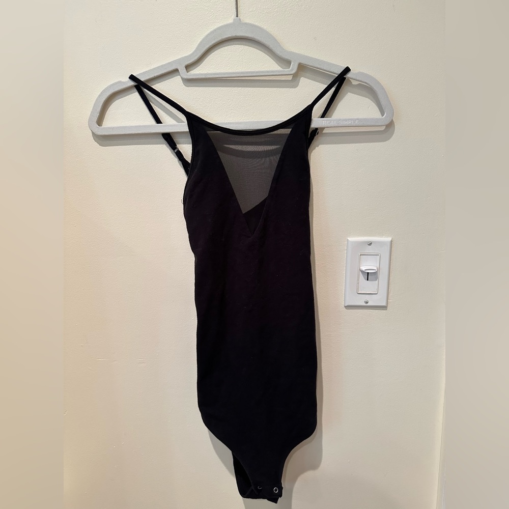 Abercrombie & Fitch Sheer V Bodysuit